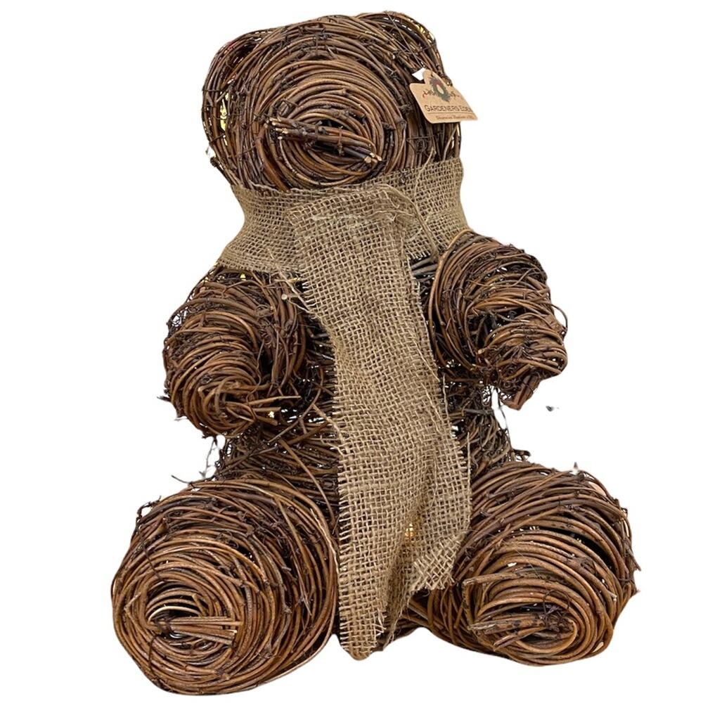 Gardeners Eden LED Lighted Bear Decor